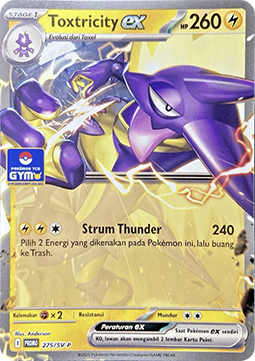 Toxtricity ex (SV-P/ID 275) Scarlet & Violet Indonesian Promos #275