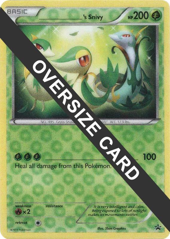 ______'s Snivy Pokemon card from Jumbo Cards