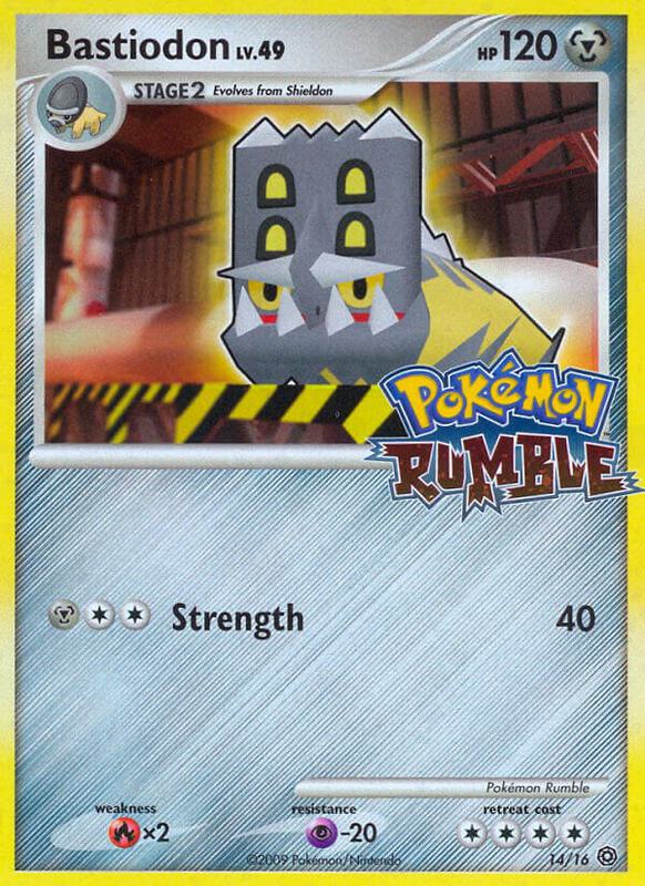 Bastiodon Pokemon card from Rumble