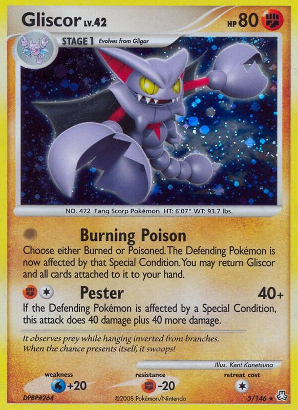 Gliscor (5) Pokemon card from Legends Awakened