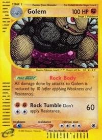 Golem (14) Pokemon card from Expedition