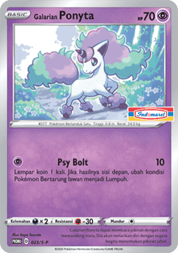 Galarian Farfetch'd (S-P/ID 024) Sword & Shield Indonesian Promos ID