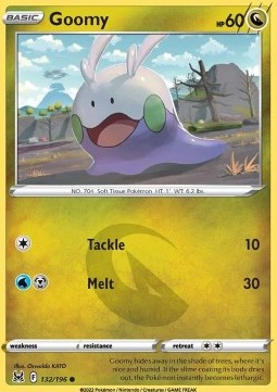 Goomy Pokemon card from Lost Origin
