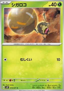 Rellor Pokemon card from Snow Hazard