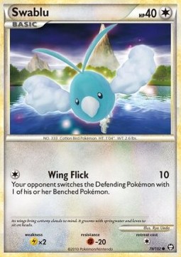 Swablu Pokemon card from Triumphant