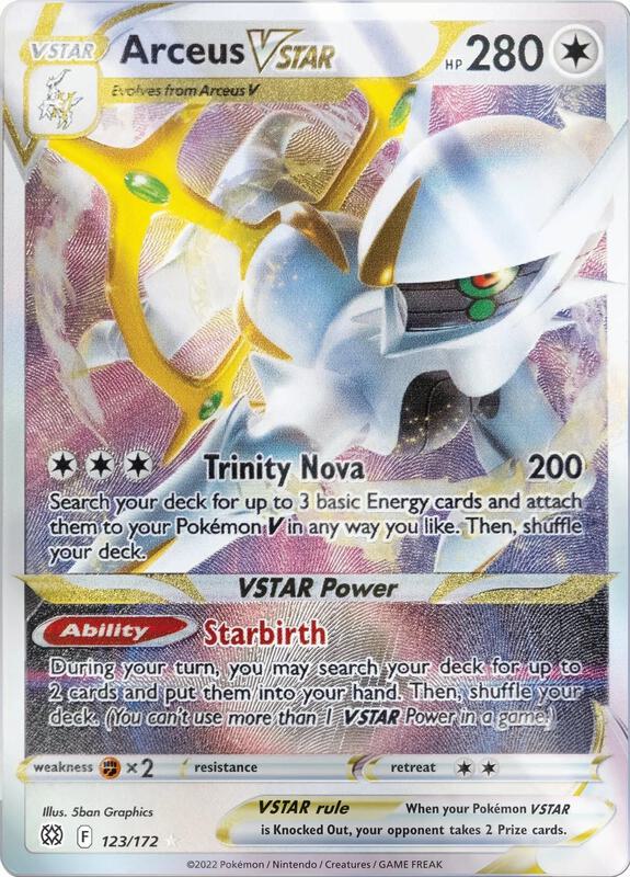 Arceus VSTAR Pokemon card from Miscellaneous Cards & Products