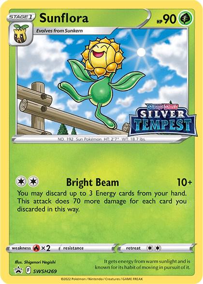 Sunflora - SWSH269 (Prerelease) Pokemon card from SWSH: Sword & Shield Promo Cards