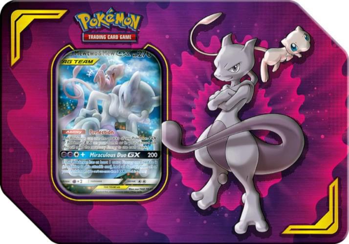 Power Partnership Tin [Mewtwo & Mew GX] Pokemon card from SM - Unified Minds