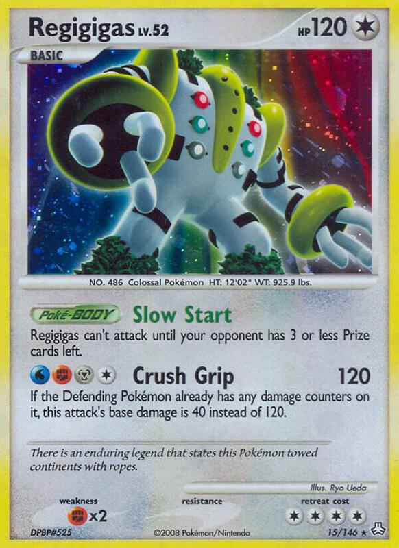 Regigigas (15) Pokemon card from Legends Awakened