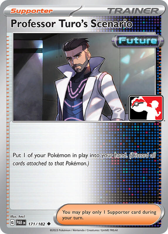 Professor Turo's Scenario Pokemon card from Prize Pack Series Cards