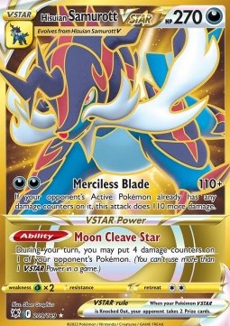 Hisuian Samurott VSTAR