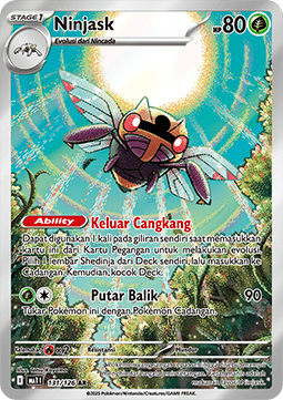 Ninjask Pokemon card from Mega Evolution IDTH