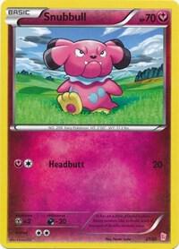 Snubbull (#11) Pokemon card from XY Trainer Kit: Sylveon & Noivern