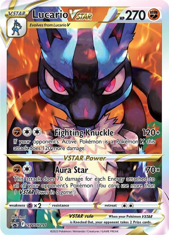 Lucario VSTAR - SWSH291 Pokemon card from SWSH: Sword & Shield Promo Cards