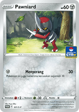 Pawniard (S-P/ID 321) Sword & Shield Indonesian Promos ID