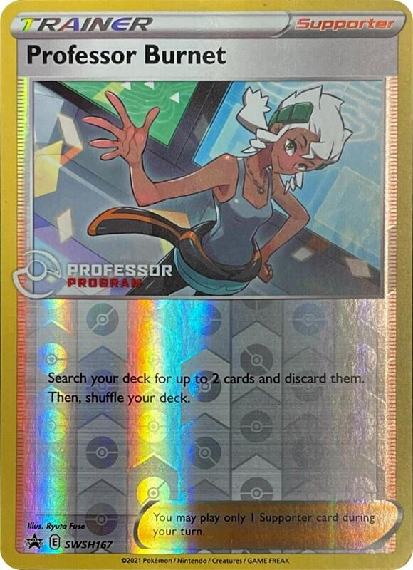 Professor Burnet - SWSH167 (2021) Pokemon card from Professor Program Promos