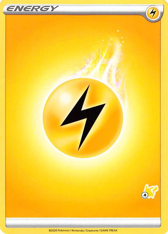 Lightning Energy (#4 Pikachu Stamped) Pokemon card from Battle Academy 2022