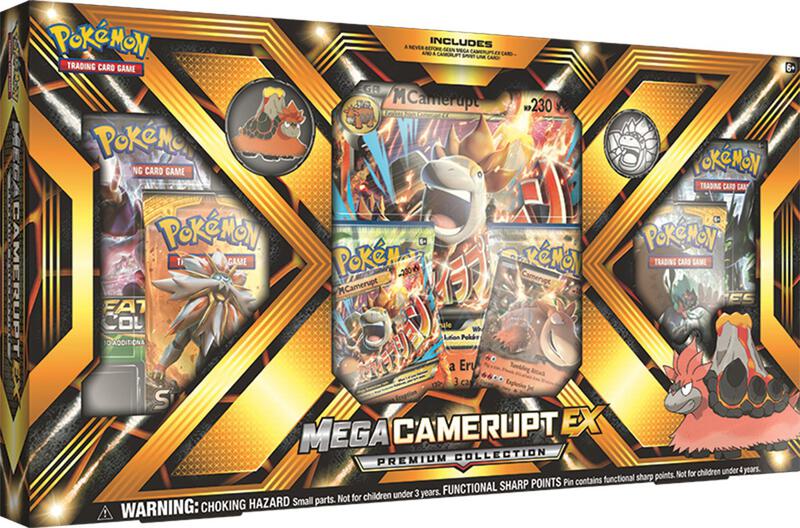 Mega Camerupt EX Premium Collection Pokemon card from SM Base Set