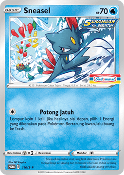 Sneasel (S-P/ID 116) Sword & Shield Indonesian Promos ID