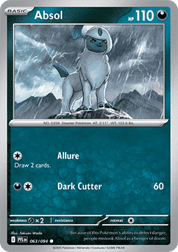 Absol Pokemon card from Phantasmal Flames