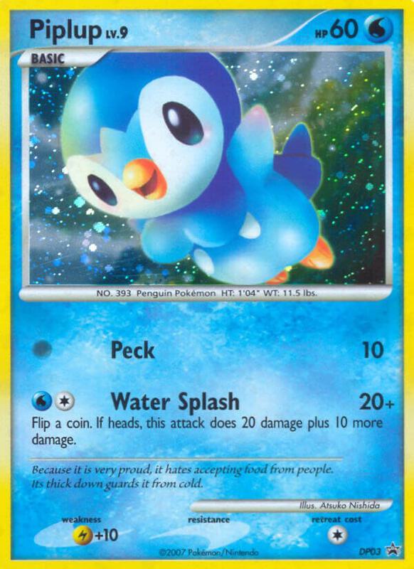 Piplup - DP03 Pokemon card from Diamond and Pearl Promos
