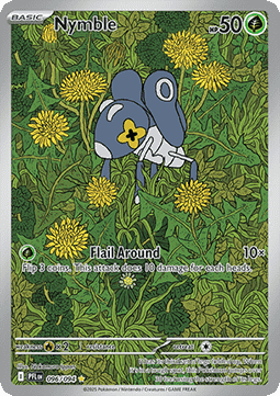 Nymble Pokemon card from Phantasmal Flames