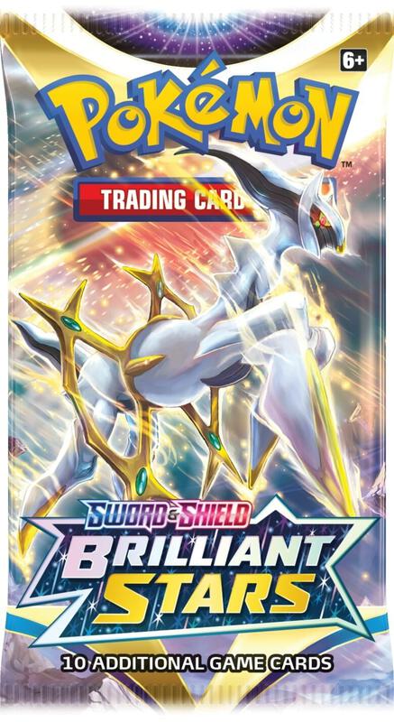 Brilliant Stars Booster Pack Pokemon card from SWSH09: Brilliant Stars