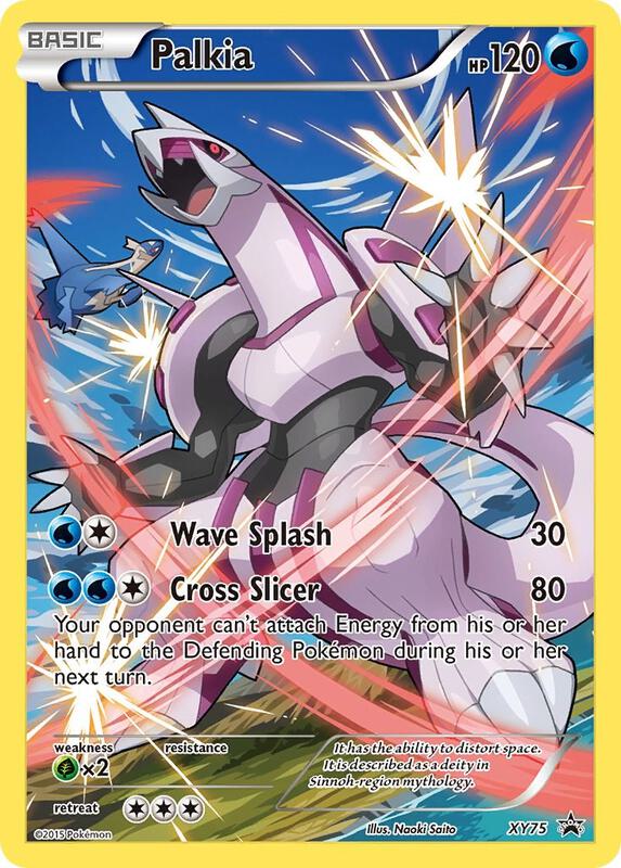 Palkia (Full Art Promo) Pokemon card from XY Promos