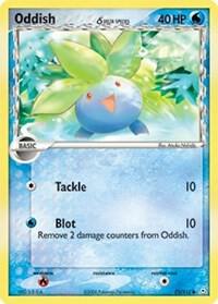 Oddish (Delta Species) Pokemon card from Holon Phantoms