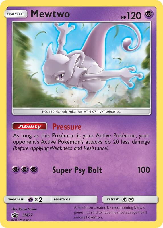 Mewtwo - SM77 Pokemon card from SM Promos