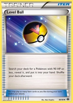 Level Ball Pokemon card from Next Destinies
