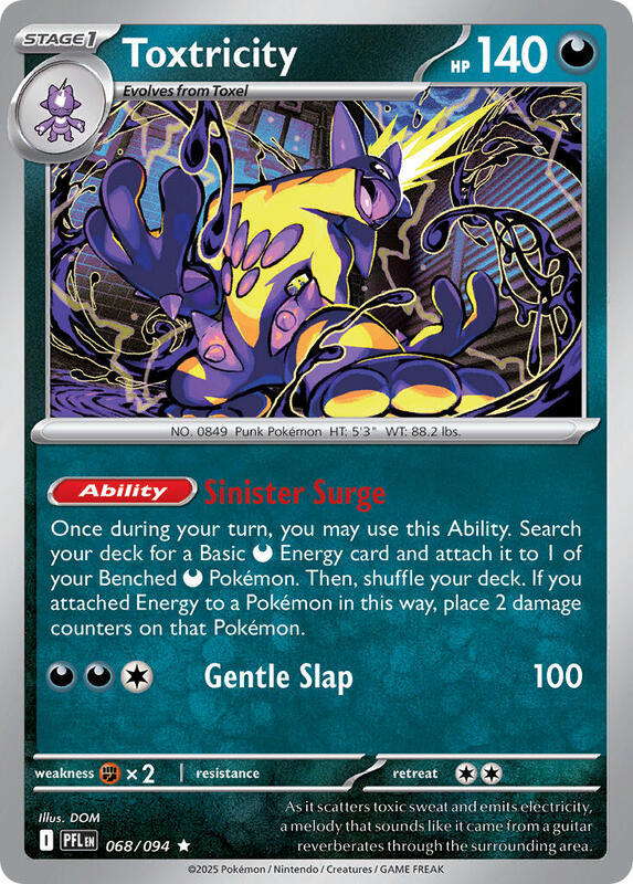 Toxtricity Pokemon card from Deck Exclusives