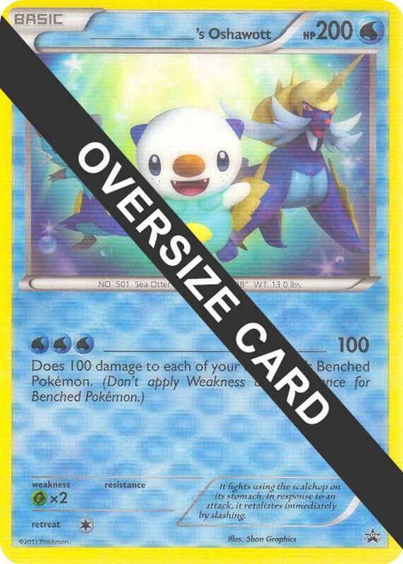 ______'s Oshawott Pokemon card from Jumbo Cards