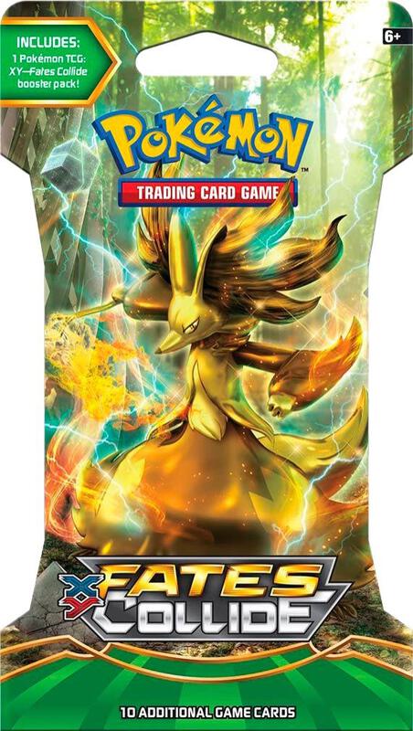 XY - Fates Collide Sleeved Booster Pack [Delphox BREAK] Pokemon card from XY - Fates Collide