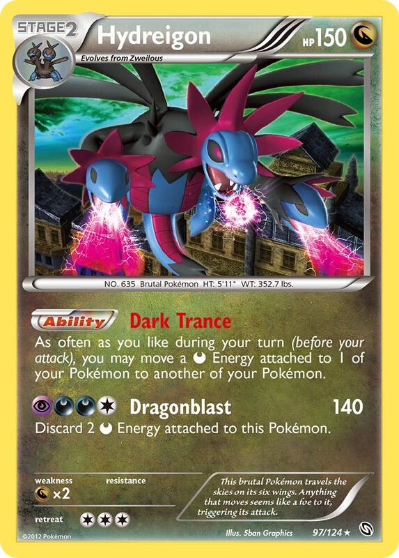 Hydreigon (97) Pokemon card from Dragons Exalted