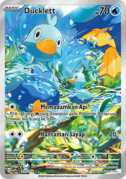 Ducklett Pokemon card from Black White IDTH
