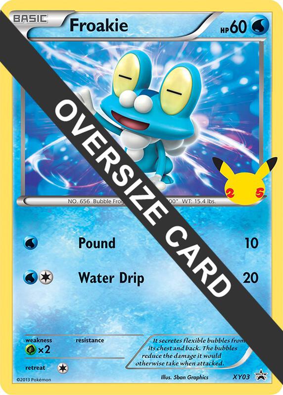 Froakie Pokemon card from First Partner Pack
