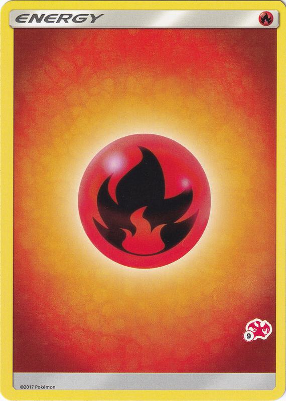 Fire Energy (#9 Charizard Stamped) Pokemon card from Battle Academy