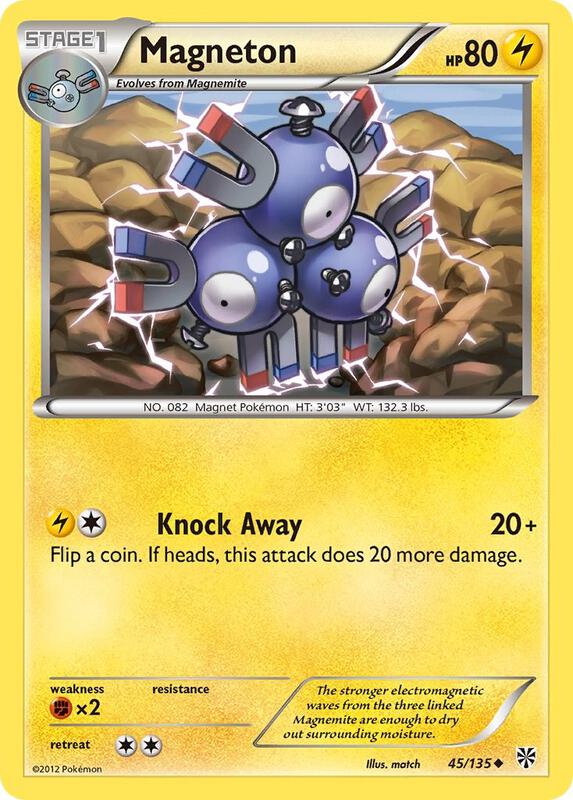 Magneton (45) Pokemon card from Plasma Storm