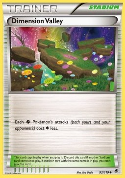 Dimension Valley Pokemon card from Phantom Forces
