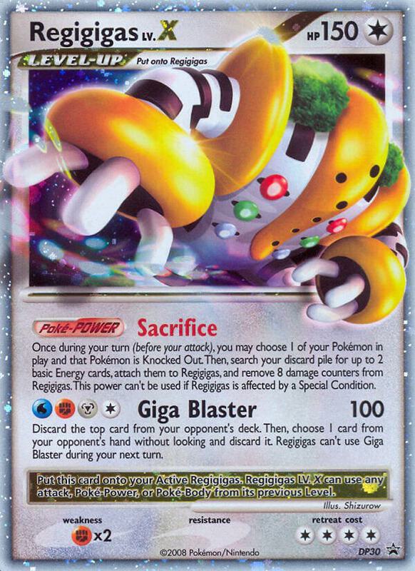 Regigigas LV.X - DP30 Pokemon card from Diamond and Pearl Promos