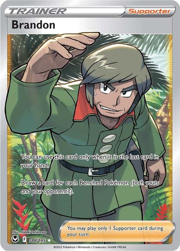 Brandon (Full Art) Pokemon card from SWSH12: Silver