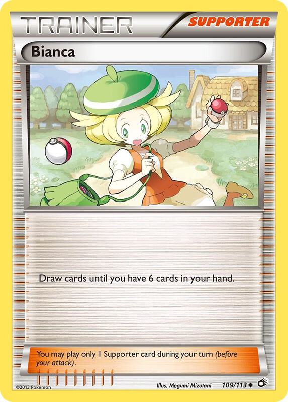 Bianca Pokemon card from Legendary Treasures