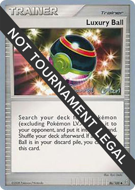 Luxury Ball - 2009 (David Cohen) Pokemon card from World Championship Decks