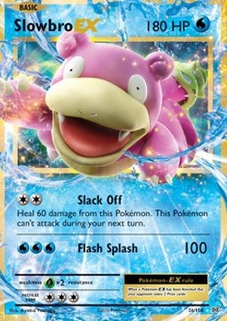 Slowbro EX Pokemon card from Evolutions