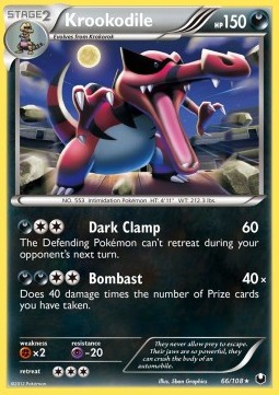 Krookodile Pokemon card from Dark Explorers