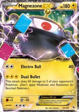 Magnezone EX Pokemon card from Flashfire