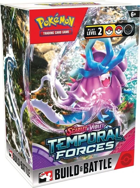 Temporal Forces Build & Battle Box Pokemon card from SV05: Temporal Forces