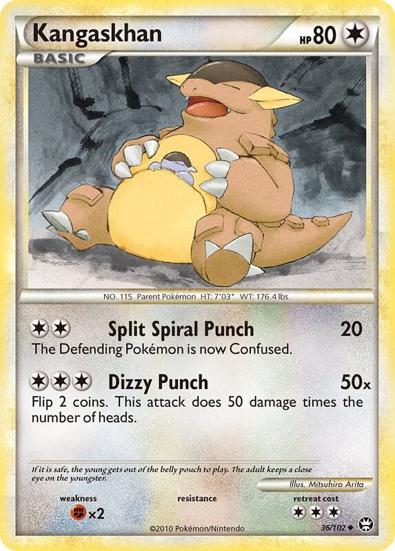 Kangaskhan Pokemon card from Triumphant