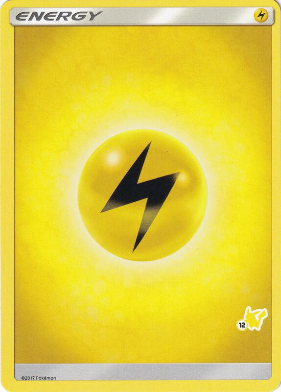 Lightning Energy (#12 Pikachu Stamped) Pokemon card from Battle Academy